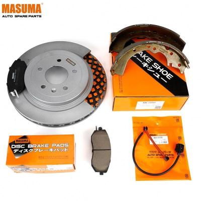 China DDF777 High Carbon Rear Front Brake Discs 43512-28070 43512-28080 for Toyota Estima Emina for sale