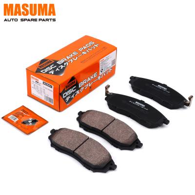 China MASUMA NO. MS-2444N 5001115 Ceramic Auto Brake Pads for Nissan 41060-EG090 41060CC090 for sale