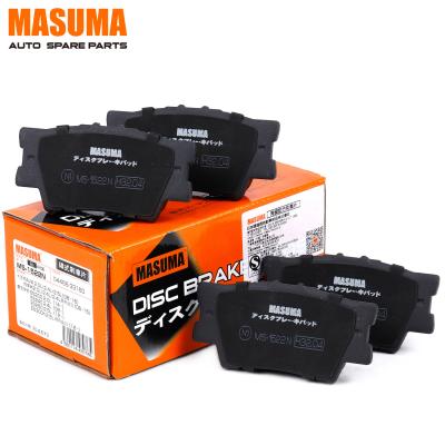 China MASUMA Auto Brake Systems Brake Pads 34116769951 34116767147 34116769763 for ASV40L E87 Ultra for sale