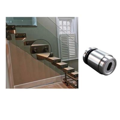 China UNIKIM Ajustable Glass Railing Standoffs 2'' diameter Stainless Steel Standoffs for sale