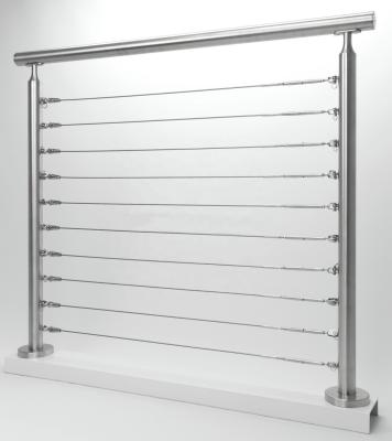 중국 Affordable Stainless Steel Cable Railing DIY Interior Cable Railing Systems For Decks 판매용