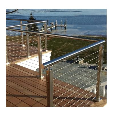 China UNIKIM Stainless Steel INOX Outdoor Wire Cable Railing Systems For Deck for sale