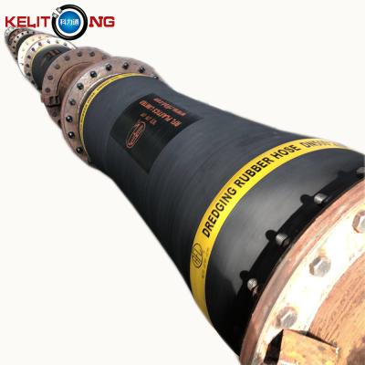 China High Abrasive Resistant Flexible Dredge Hose For Mud Suction Discharge Large Diameter Marine Floating Dredging Hose for sale