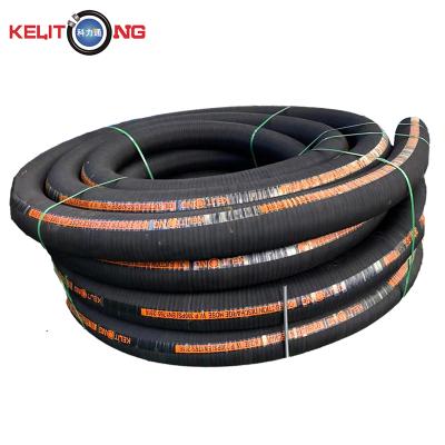 China Abrasion Resistance Wear Resistance Fuel Oil Suction Hose Oil High Pressure Rubber Hose Black Oil-Resistant Rubber Hose for sale