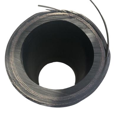 China Durable Steel Wire Rubber Spiral Hose Blowing Sand Hose Concrete Pump Rubber Flow Hose for sale