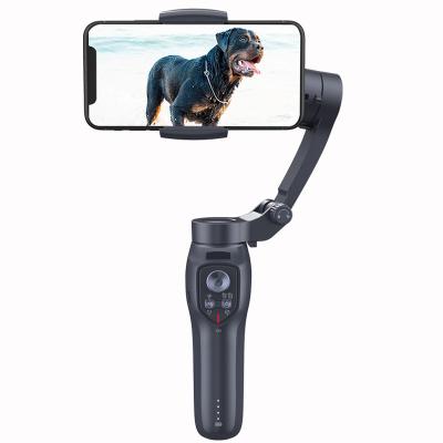 China Face Tracking L7C Stand Handheld Stabilizer Anti-shake Face Recognition Foldable Selfie Stick for sale