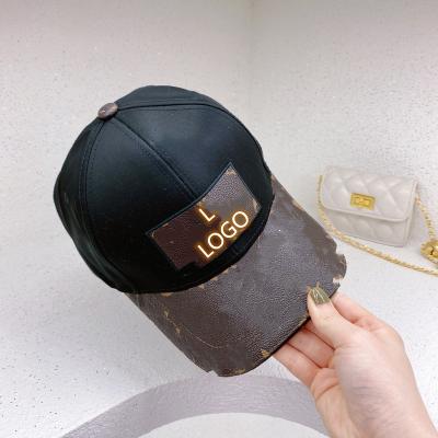 China Famous fashion L luxury 1:1 casual wholesale brand designer hats and famous sports hats and straw hat trucker hat for sale