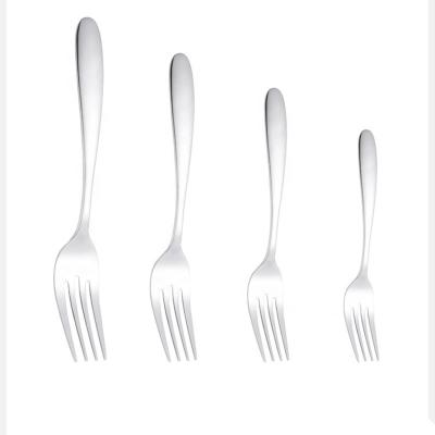 China Sustainable Jieyang  Cutlery Set Stainless Steel Spoon Cutlery Elegant curved handle series Luxury  Cutlery Set 4pcs for sale