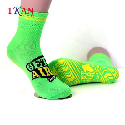 China Antibacterial Get Air Custom Woven Socks Kids Anti Slip Inflatable Zone Lugs Longer Good Quality for sale