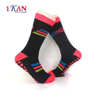 China Antibacterial Cotton Mens Tall Socks Mid-Calf Grip Socks 100% Custom Manufacturer for sale