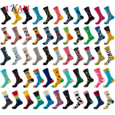 China Fashion Novelty Antibacterial Boys Anti-slip Sock Antibacterial Cartoon Crew Socks Fun Colorful Street Fruit Wear Socks for sale