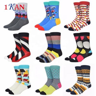 China Antibacterial Graphic Sock Funny Cartoon Novelty Happy Funny Sock Non-Slip Colorful Football Socks For Sale for sale