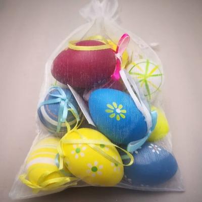 China Good Quality Hand Painted PVC Suitable Price Decorations Easter Egg Plastic Bag for sale