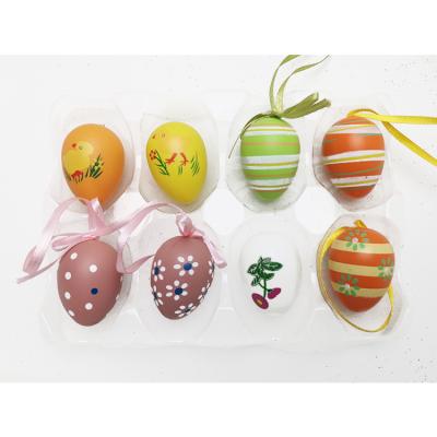 China Fillable PVC Paint Box Hot Selling Cheap Custom Colored Gift Easter Egg for sale