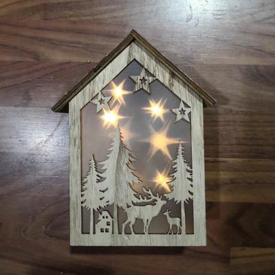 China Europe Guaranteed Quality Suitable Price Carved Christmas Gift Wooden Craft for sale