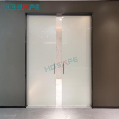 China Nickel> 8% sus 304 stainless or 316 frameless soft closing synchronous hidden sliding glass door design for sale