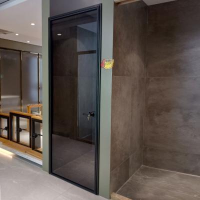 China Modern Safety Waterproof Glass Aluminum Door Philippines Door Hotel Bathroom Toilet French Swing Door French Glass Interior Kitchen for sale