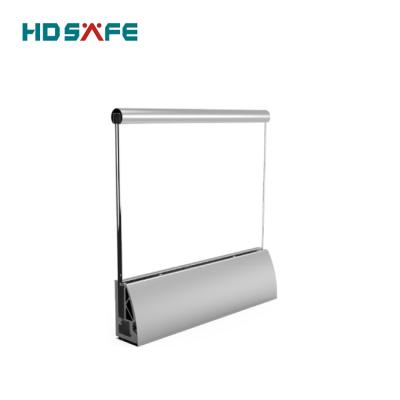 China Aluminum Glass Balustrade C Channel Clamp Modern / Frameless Aluminum Balustrade Design for sale