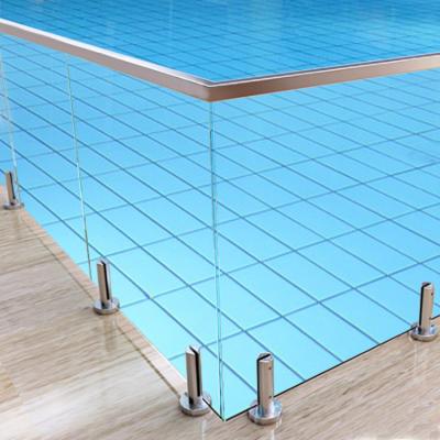 China Swimming Pool Glass Fence Stainless Steel New Design Modern/Frameless 304/316 Stairs Balustrade Spigot Adjustable Glass Clamp Black Adjustable Glass Spigot for sale