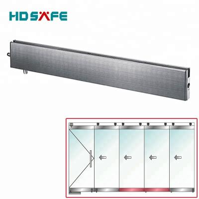 China Modern Easy Install Stainless Steel Bottom Door Strip For Folding Glass Door for sale