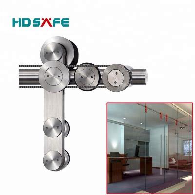 China Modern Glass Hanging Sliding Door Wheel , Glass Door Roller for sale