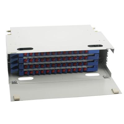 中国 High Quality FTTH Optical Distribution Frame Patch Panel FTTH ODF Module 48 Core 販売のため