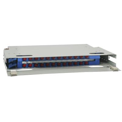 中国 FTTH 24 Port SC FC Fiber Optic Distribution Frame Rack Mount ODF Cabinet ODF Machine 販売のため