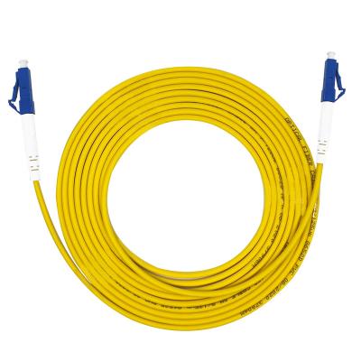 China FTTX Systems LC Connector Single Mode Fiber Jumper Single Core Patch Cord for sale