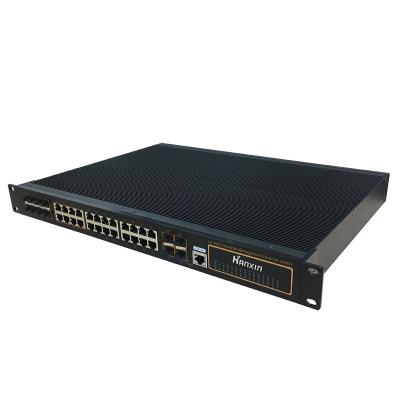 中国 Telecom Controlled Bracket Mounted Industrial eltectrical Combo 8 Gigabit SFP Switch Layer 3 販売のため