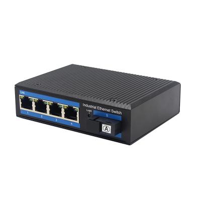 中国 Telecommunication good return 100Mbps 4 port rj45 industrial switch networking 1310nm 20km sc unmanaged 販売のため