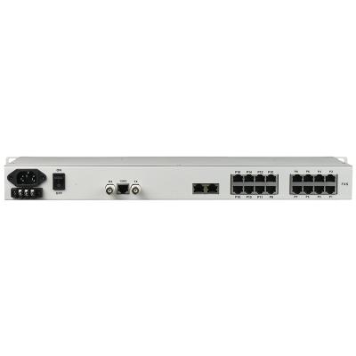 China E1 Telecommunication Access 16 Channel Voice Outputs 4 Channel Data 10/100M Ethernet PCM Multiplexer 4 for sale