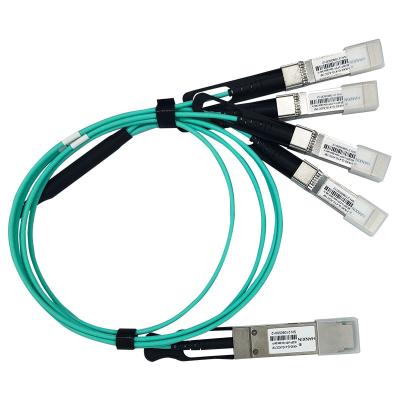 中国 40g ethernet hanxin high speed 40g qsfp active optical cable SFP aoc fiber cable 販売のため