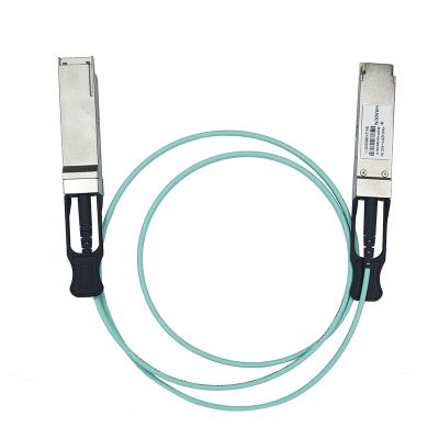 中国 Machine room HANXIN SFP COMPATIBLE 100g qsfp28 qsfp28 to aoc 1m for data center 販売のため