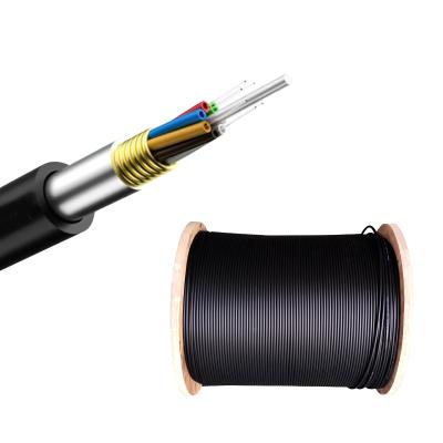 China Bestselling OEM Aerial Fiber Optic Cable FRP Aerial Force GYFTY 6 Core Long Distance/Outdoor for sale