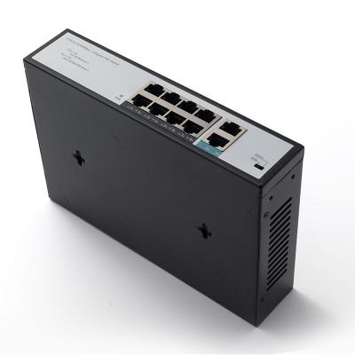 中国 FTTX Network PoE Port Ethernet Switch 8ch 10/100 Base-T Gigabit Switch AC Power Supply PoE Switch Rack Mount 販売のため