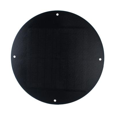 China Easy Installation 20W 6V ETFE Solar Panel Circular Monocrystalline Silicon, Portable Solar Charging Controller for sale