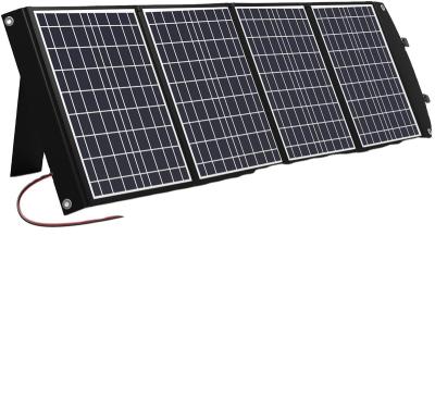 China Easy Installation 120W Portable Solar Panel, Foldable Solar Panel w/ Adjustable Kickstands, IP68 Water and Dustproof Design for Camping for sale