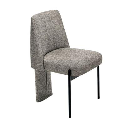 China KD Structure New Design Contemporary Canvas Dining Chair with Metal Leg. for sale