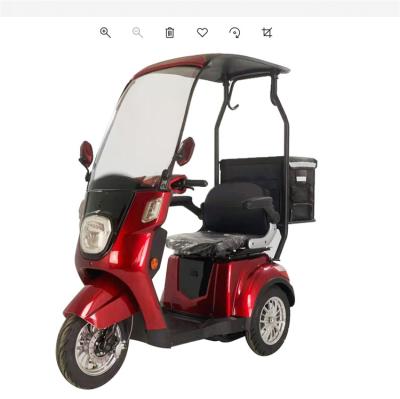 China Passenger Three Wheel Tricycle Mobility Golf Scooter With Roof For Disabled Or Elderly Or Electric Take Away for sale