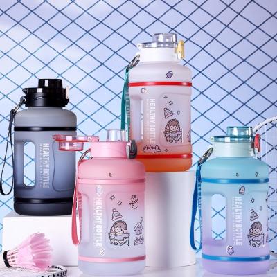 China Sustainable Wholesale custom logo 900ml leakproof bpa free drinking cup sports reusable children kids school plastic water bottle with lid for sale