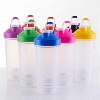 China Sustainable Custom Logo Forest Transparent Plastic Workout Blender Protein Shaker Bottles for Gym (BPA Free ) for sale