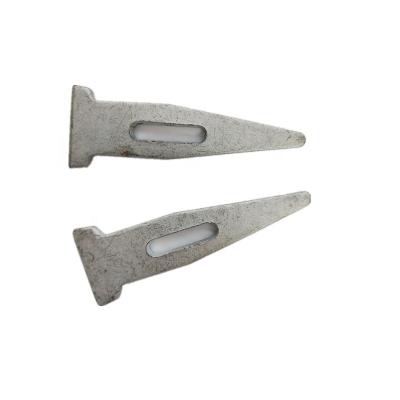 China Shenze XInyuan Construction Concrete Formwork Flange Lock Steel Wedge Pin Flat Link For Concrete Formwork Use for sale