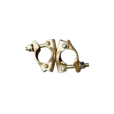 China Connection Shenze Xinyuan formwork accessories bs1139 en74 scaffolding pressed coupler swivel double clamp for ladder steel pipe tie for sale