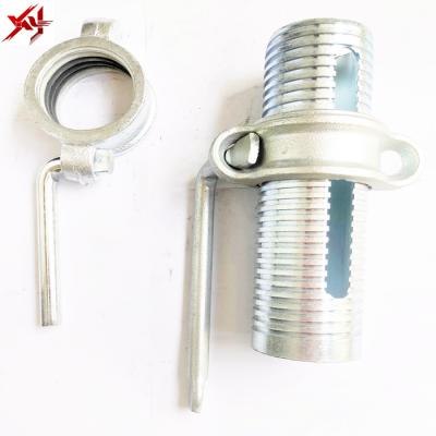 China Scaffolding Parts Prop External Threaded Sleeve With Prop Nut for sale