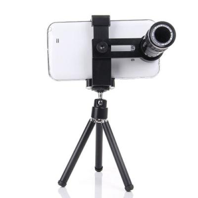 China ABS Case 12x Mobile Telescope Lens kit  For Samsung Galaxy S4 / 5 for sale