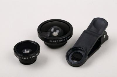 China Black Optical Glass Smartphone Camera Lens Kit /  Mobile Phone Accessories for sale