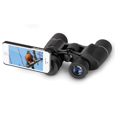 China Black ABS Binocular Smartphone Telescope Mount  , 142m / 1000m Field Of View for sale