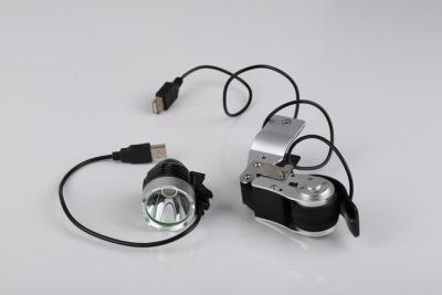 China Silver Aluminium Dynamo Bicycle Light LED Outdoor Lights Self-Generator for sale