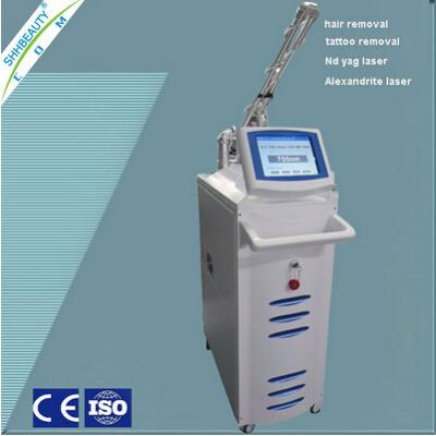 China Long pulse Q Switched Nd Yag Laser permanent hair removal for men 755nm for sale