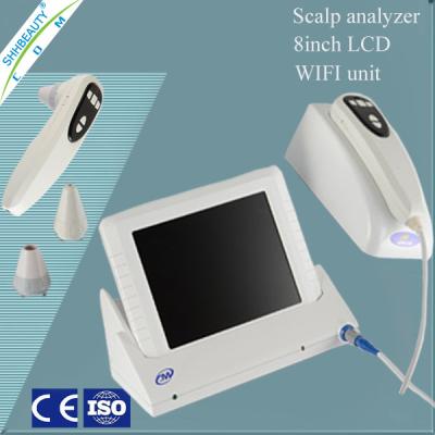 China WIFI die postscalp de Analysator van de Lichaamssamenstelling met 8 duimlcd het scherm dokken Te koop